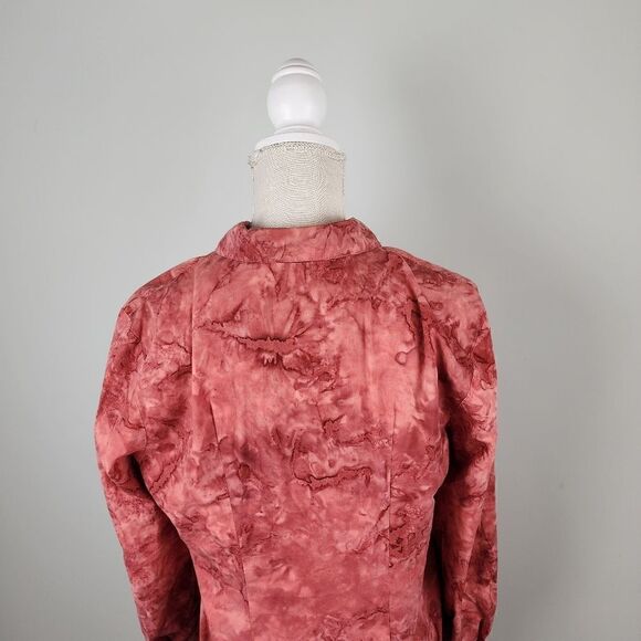 Liza Lynn Women's Long Sleeve Western Button Down Shirt Size Large Made in Texas - Picture 5 of 7